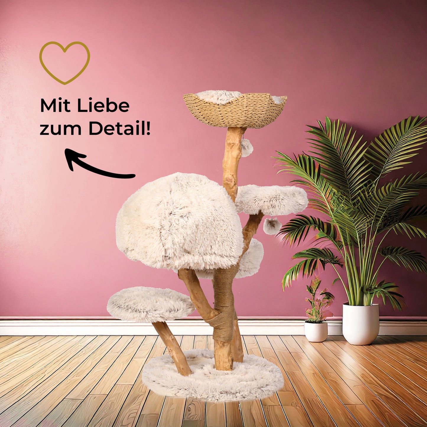 Cat Tree von Catclusive® mit Juteschnur